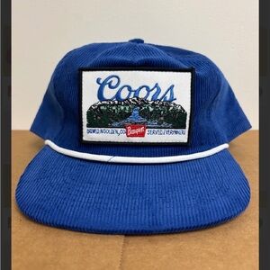 Blue Coors Corduroy Cap